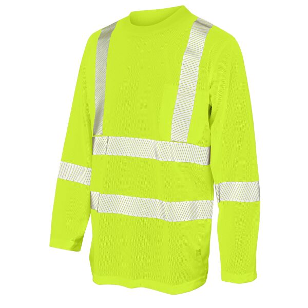 Micro Mesh Long Sleeve Safety T-Shirt Thumbnail