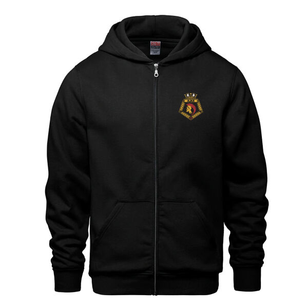 Embroidered Youth Full Zip Hoodie (Optional Personalization) Thumbnail