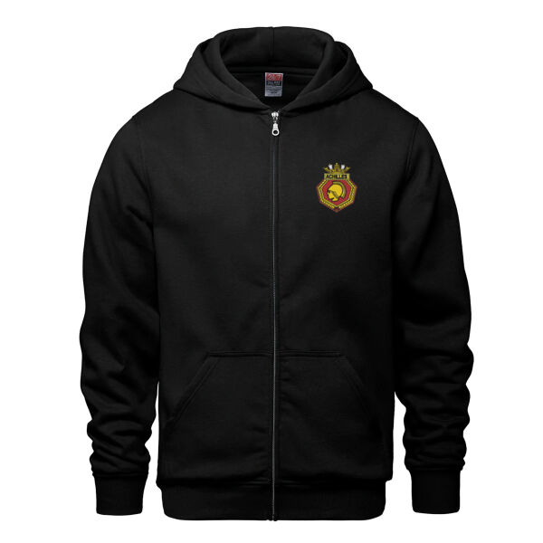 Embroidered Youth Full Zip Hoodie (Optional Personalization) Thumbnail