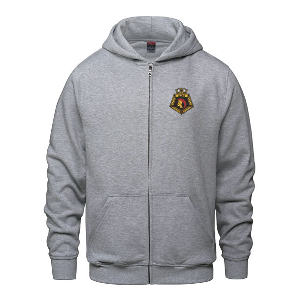 Personalized Embroidered Youth Full Zip Hooded Sweatshirt Thumbnail