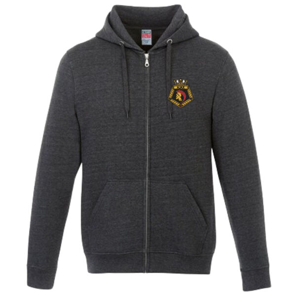 Embroidered Adult Full Zip Hooded Sweatshirt Thumbnail
