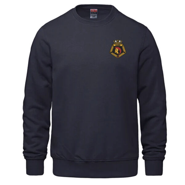 Embroidered Adult Crewneck Pullover Sweatshirt Thumbnail