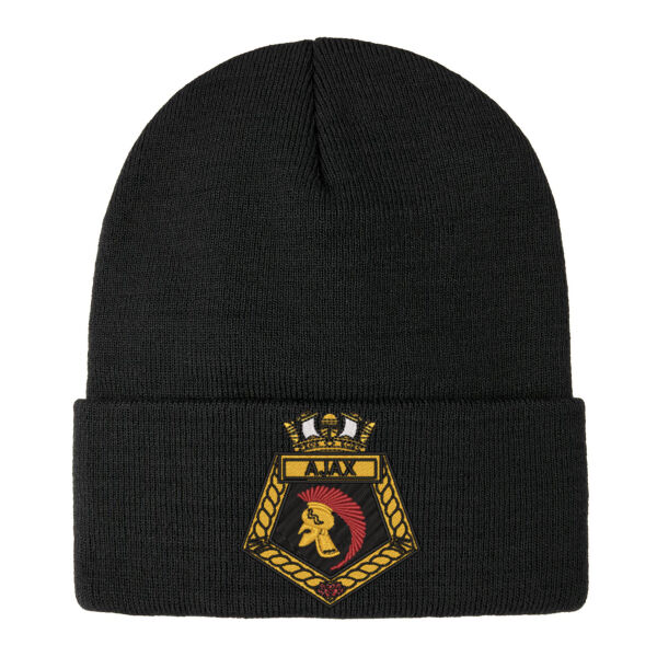 Embroidered Acrylic Knit Cuff Toque Thumbnail
